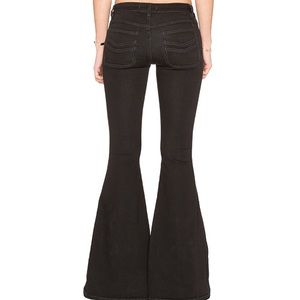 Free People Stella Flare Jeans Black
